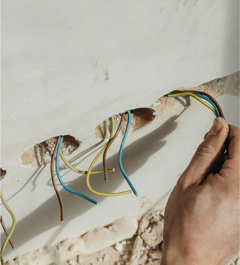 Elektros laidai instaliacija